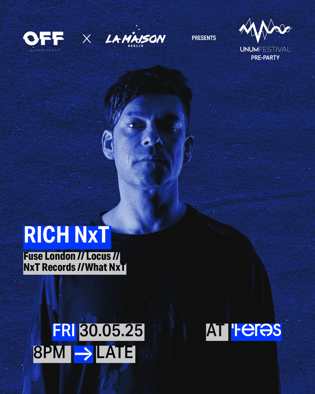 OFF x La Maison Berlin Present: UNUM Festival Pre-Party